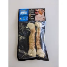 Лакомства для собак AnimAll Dental кость баварская узловая №4М с мясом курицы 17-19 см 2 шт. (2000981274566): undefined undefined