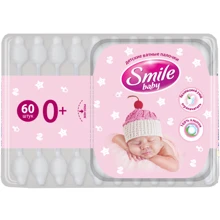 Smile Ватные палочки детские 60 шт: Тип Ватные палочки