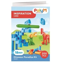 Конструктор PolyM Рай для динозавров 200 деталей (760009): Производитель PolyM