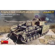 Танк Pz.Kpfw.IV Ausf. H Krupp-Grusonwerk середнього періоду з інтер'єром: Виробник MiniArt