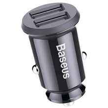 Зарядное устройство Baseus Car Charger 2xUSB Grain Mini 3.1A Black (CCALL-ML01): Особенности Быстрая зарядка