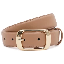 Жіночий ремінь Borsa Leather бежевий (CV1ZK158-goldpudra): Стать Женский