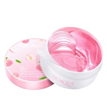 Bioaqua Bioaqua Peach Extract Hexapeptide Eye Mask Гидрогелевые патчи с экстрактом персика 60 шт.: Назначение Увлажнение, Тонизирование, От морщин