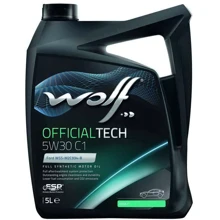 Моторное масло WOLF OFFICIALTECH 5W30 C1 5л: Тип Синтетическое
