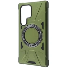 Чехол для телефонов WAVE Iron Grip with Magnetic Ring Dark Green for Samsung S936 Galaxy S25 Plus: Совместимость Samsung S936 Galaxy S25 Plus