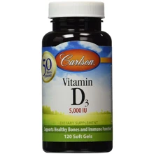 Carlson Labs Vitamin D3 5,000 IU 120 Soft Gels (CAR-14110): Тип Витамин D