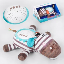 Ночник-проектор Slumber Buddies Зебра (SL 88012): Особенности с проекцией, Звуки природы, звуковое сопровождение, Регулируемая громкость