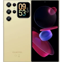 Смартфон Oukitel C62 4/128GB Yellow: Дисплей 6.88" IPS (1640x720) 260 ppi / Дополнительный (внешний) дисплей 1.81" TFT (284x240)