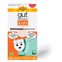 Country Life Gut Connection Kids Immune Balance Формула иммунитета для детей 100 жевательных таблеток: Форма выпуска Таблетки жевательные