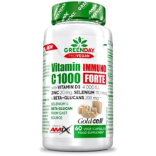 Amix GreenDay ProVegan Vitamin C 1000 mg Immuno Forte 60 vegan caps / 30 caps: Форма выпуска Капсулы