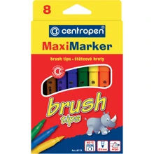 Фломастери CENTROPEN 8773 Brush, набір 8 шт. (8773/08): Тип Cтандарт