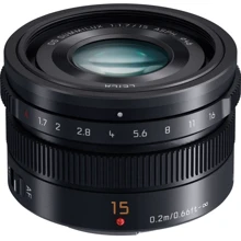 Об'єктив для фотоапарата Panasonic H-X015E 15mm f/1.7: Тип об'єктива ширококутний