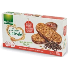 Печиво Gullon Cuor Di Cereale Biscotti con Avena Gocce di Cioccolato (220 г) (WT3683): Вага нетто 220 г