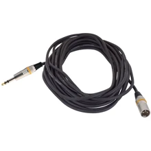 Кабель балансный ROCKCABLE RCL30390 D6M BA - Microphone Cable - XLR (m) / TRS Jack (10m): Производитель RockCable