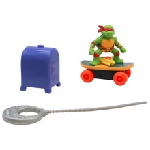 Ігрова фігурка TMNT Funrise Черепашки-ніндзя Скейтбордист з лаунчером Рафаель (71043): Тип Игровая фигурка