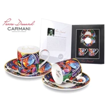 Кофейный набор Carmani Пьер Диссарт Инструменталист: 2 чашки на 120 ml с блюдцами (046-0106): Производитель Carmani