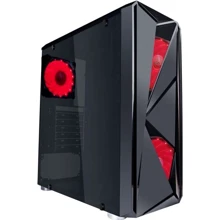 Корпус 1STPLAYER F4-3A1-15LED Red: Форм-фактор материнської плати ATX/MicroATX