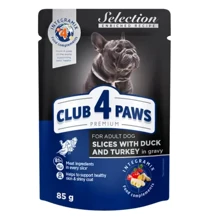 Вологий корм Club 4 Paws Premium Adult для собак малих порід шматочки з качкою та індичкою 24х85 г (4820215363808): Тип Влажный корм