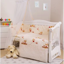 Постельный комплект 6 эл. Twins Eco Line 4090-E-013, Indian summer red, бежевый: Тип постельный комплект