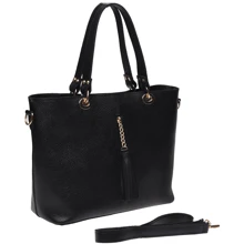 Жіноча сумка тоут Ricco Grande чорна (1L953-black): Стать жіночий