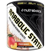 Аминокислота для спорта Nutrabolics Anabolic State 375 g /30 servings/ Peach-mango: Вкус Манго, Персик