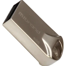 USB-флешка Mibrand 8GB Hawk USB 2.0 Silver (MI2.0/HA8M1S): Стандарт USB USB 2.0