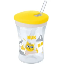 Поильник Nuk Evolution ActionCup 230 мл желтый (3952423): Производитель NUK