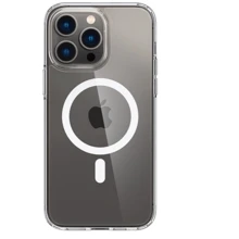 Чехол для iPhone Spigen Crystal Hybrid with MagFit Clear (ACS04670) for iPhone 14 Pro: Цвет прозрачный