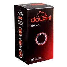 Презервативи DOLPHI Ribbed 24 шт: Тип Для максимального захисту