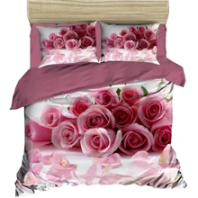 Комплект постельного белья LightHouse Ranforce+3D Rosy Bouquet евро розовый (164OZ_2,0): Материал ранфорс