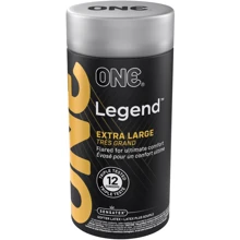 Презервативи ONE Legend Extra Large, 12 шт (подарункова упаковка): Тип Збільшеного розміру