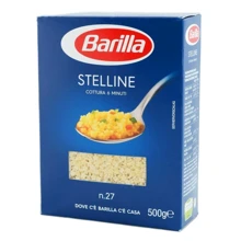 Макарони Barilla №27 Stelline 500 г (WT00201): Вага нетто 500 г