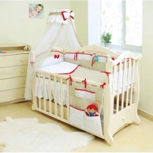 Постельный комплект 8 эл. Twins Premium Starlet 4028-P-021, beige, бежевый: Тип постельный комплект
