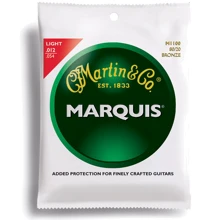 Струна для гитар Струны MARTIN M1100 Marquis 80/20 Bronze Light (12-54): Тип Комплект струн