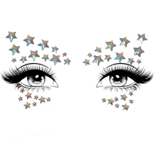Наклейки с украшением Leg Avenue Celeste face jewels sticker: Для кого Унисекс