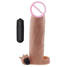 Насадка на член LoveToy Pleasure X-Tender Vibrating Penis Sleeve Add 3" Flesh: Для кого Для мужчин