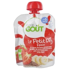 Детский органический завтрак Good Gout Клубника 70 г: Вид Фруктово-ягодное