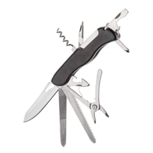 Нож PARTNER HH072014110B black: Тип ножа Складной