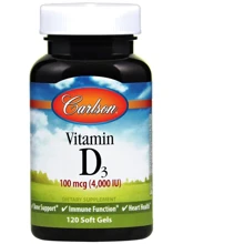 Carlson Labs Vitamin D3 4000 IU, 120 Capsules (CN6168): Тип Витамин D