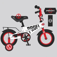 Велосипед дитячий 18 "Profi Flash Біло-червоний (T18172): Діаметр коліс, дюймів 18