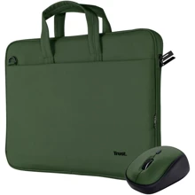 Сумка для ноутбуков Trust 16" Bologna Bag Mouse Set Green (24989): Тип сумки сумка