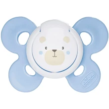 Пустышка Chicco Physio Comfort силикон 0-6 мес голубой (74911.21): Возраст с рождения