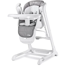 Кресло-качалка + стульчик для кормления Caretero Indigo Grey: Тип классический стульчик