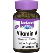 Bluebonnet Nutrition Vitamin А 10.000 IU, 100 Softgels (BLB0298): Тип Витамин A