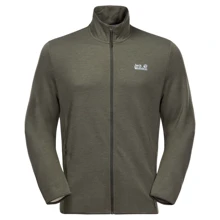Толстовка Jack Wolfskin Jwp Midlayer M 1709871-5066 48 хаки на молнии: Вид Толстовки