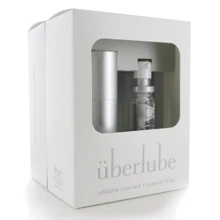 Премиум лубрикант 3-в-1 на силиконовой основе Uberlube Good-to-Go Silver (15 мл) + кейс: Для кого Унисекс