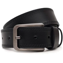 Чоловічий ремінь Borsa Leather чорний (V1115FX16-black): Стать Мужской