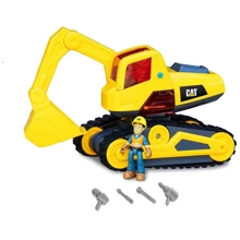Екскаватор із фігуркою Funrise CAT Power Action Crew зі світлом та звуком, 30 см (83203): Виробник Funrise