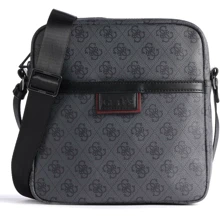 Мужская сумка через плечо Guess Vezzola Top Zip Crossbody Flat черная (HMVEZLP1358-DAB): Пол Мужской