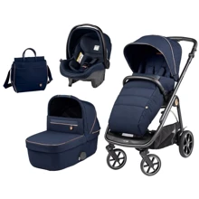 Коляска Peg-Perego 3 в 1 Veloce Blue Shine SL синя (PACK-VEL31SL000007): Тип коляски Универсальная коляска (3-в-1)